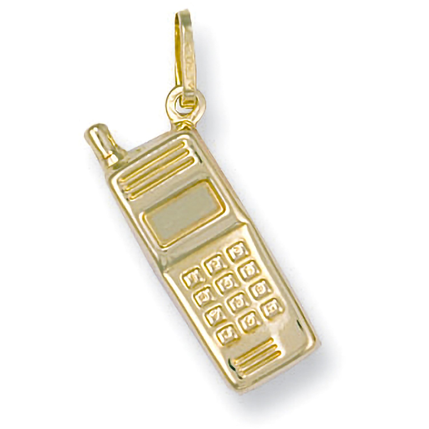 Yellow Gold Mobile Phone Pendant - 9ct Gold