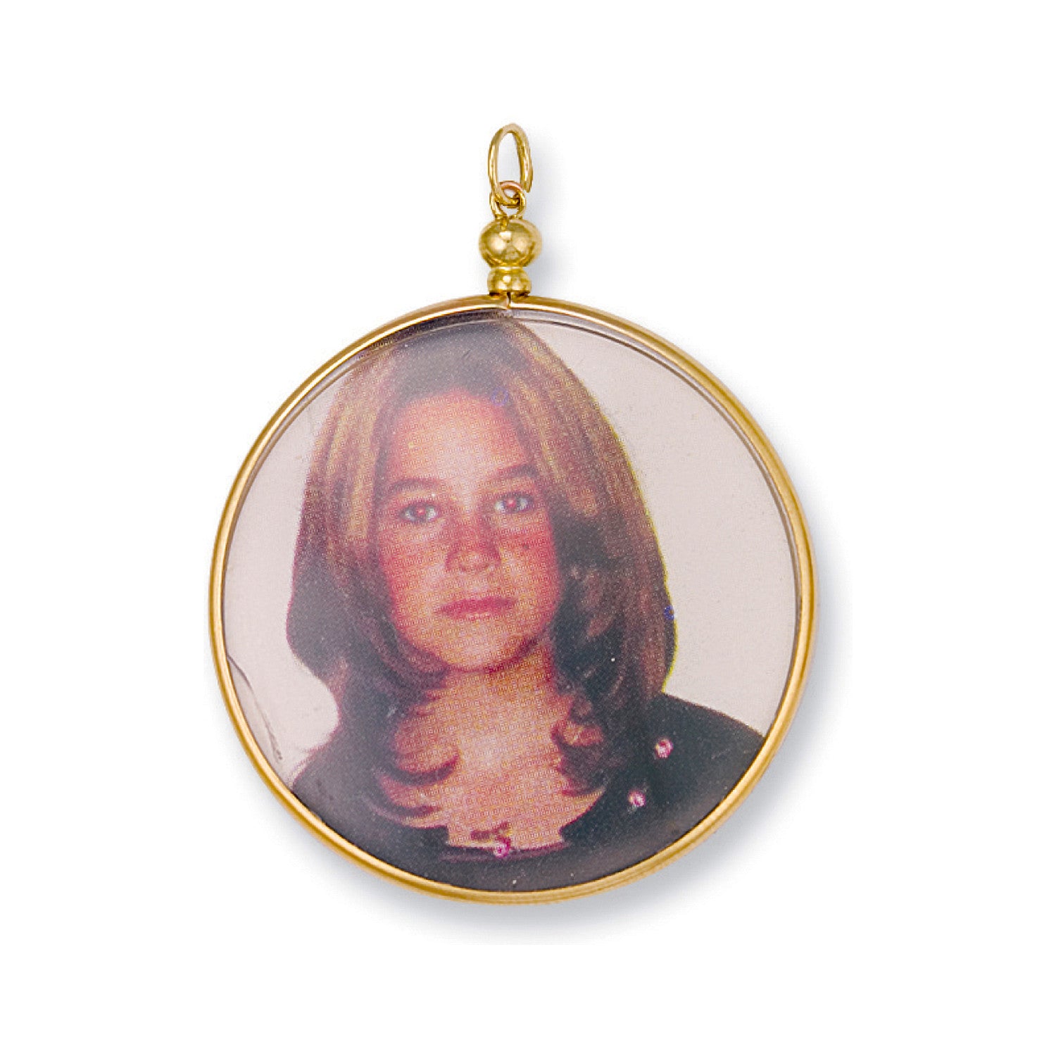 Yellow Gold Small Picture Frame Pendant - 9ct Gold