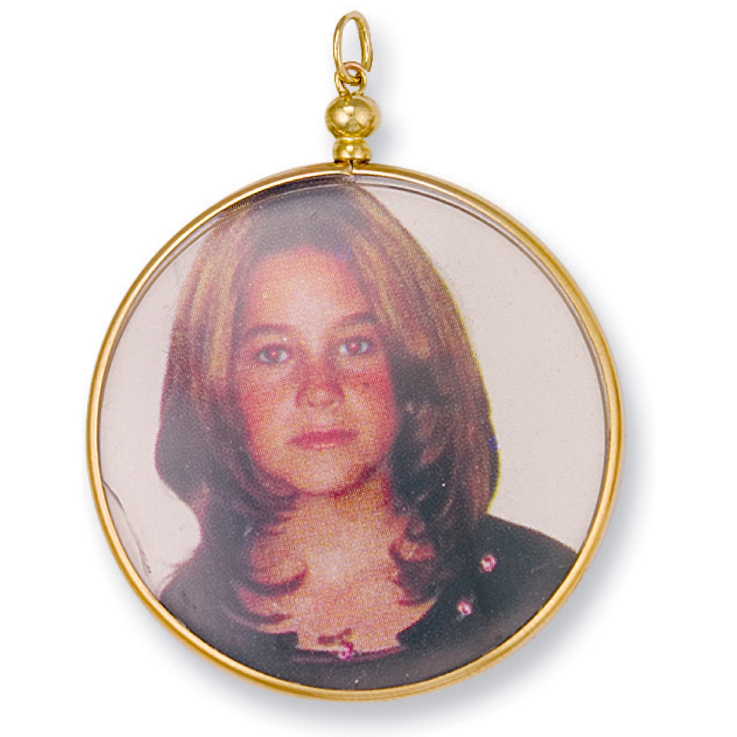 Yellow Gold Large Picture Frame Pendant - 9ct Gold