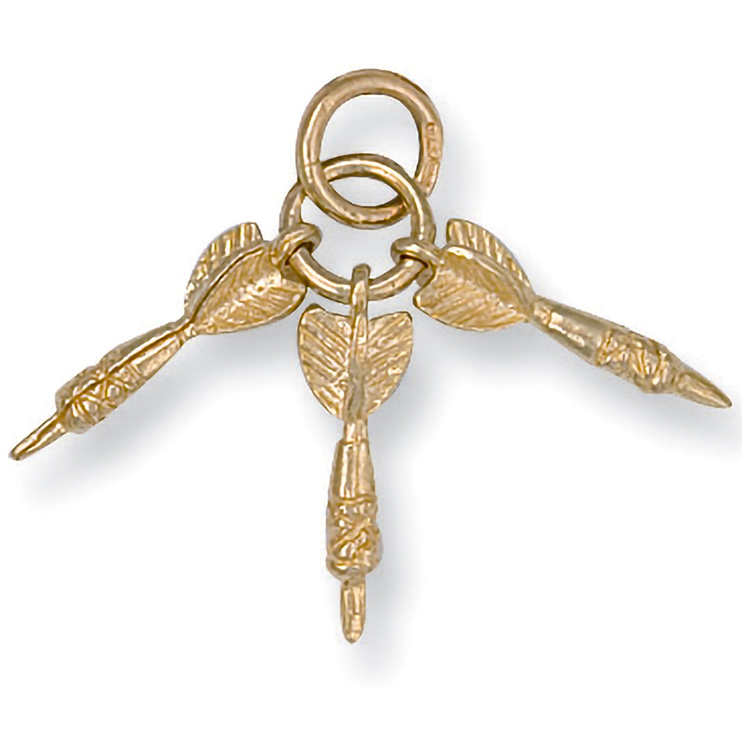 Yellow Gold Dart Pendant - 9ct Gold