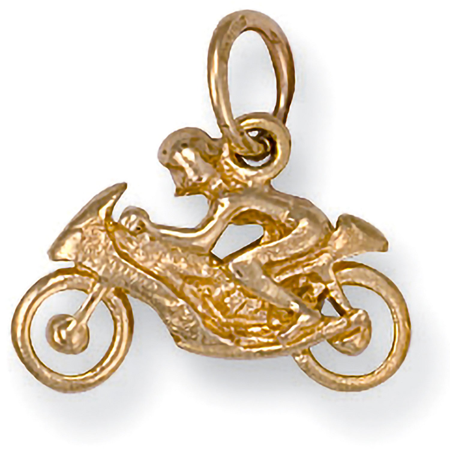 Yellow Gold Motorbike Pendant - 9ct Gold
