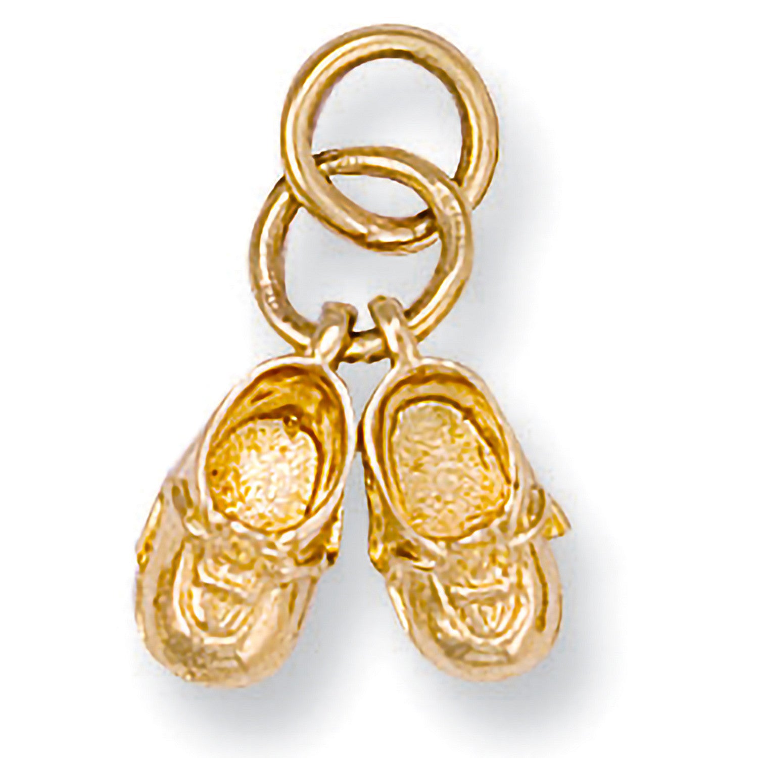 Yellow Gold Baby Shoe Pendant - 9ct Gold