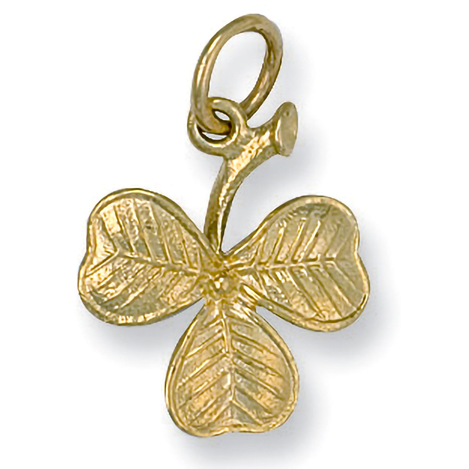 Yellow Gold 3 Leaf Clover Pendant - 9ct Gold