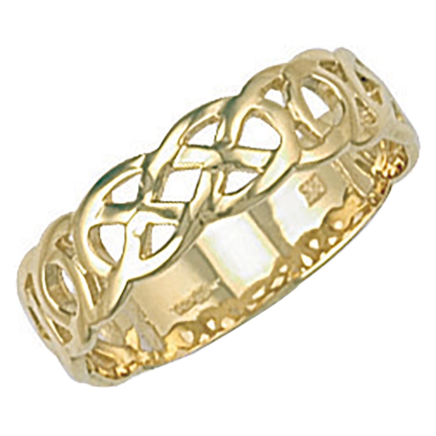 Yellow Gold Celtic Ring - 9ct Gold