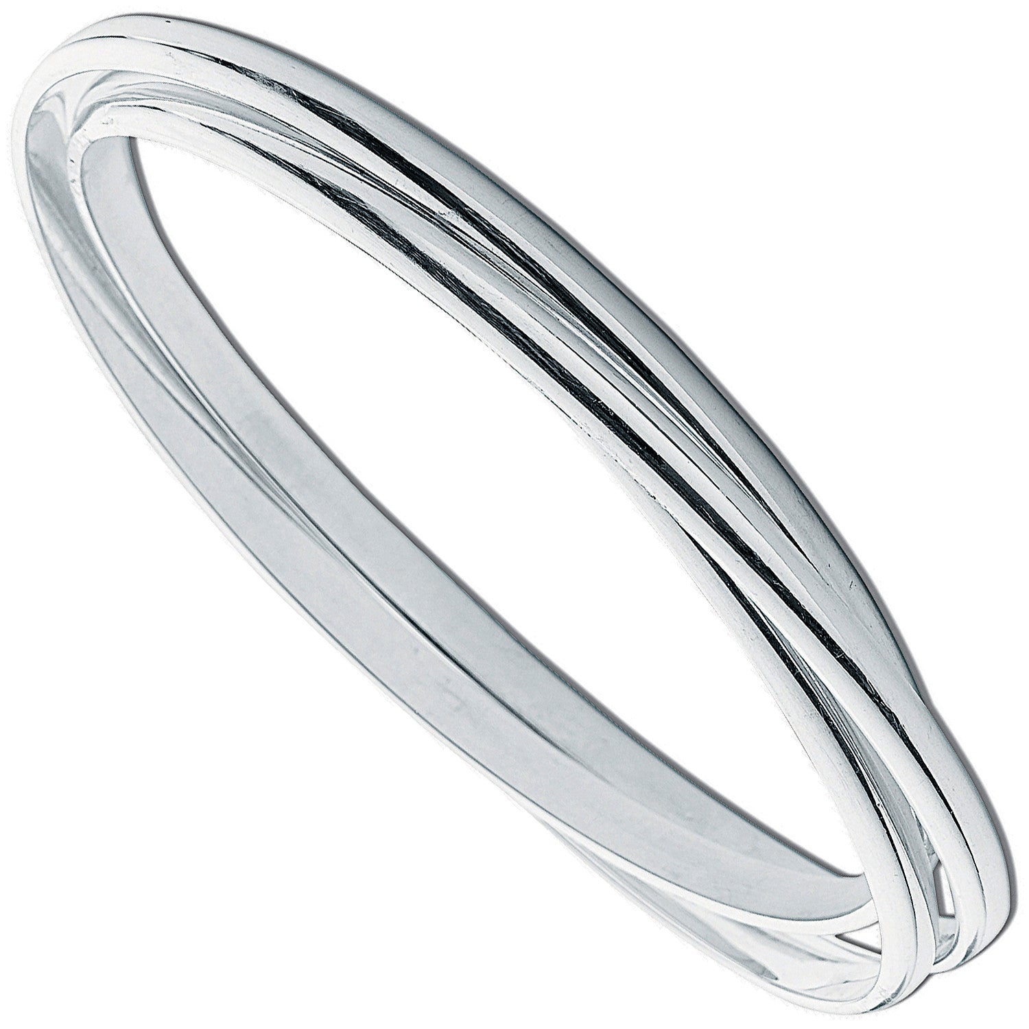 Silver Russian Wedding Bangle - Silver