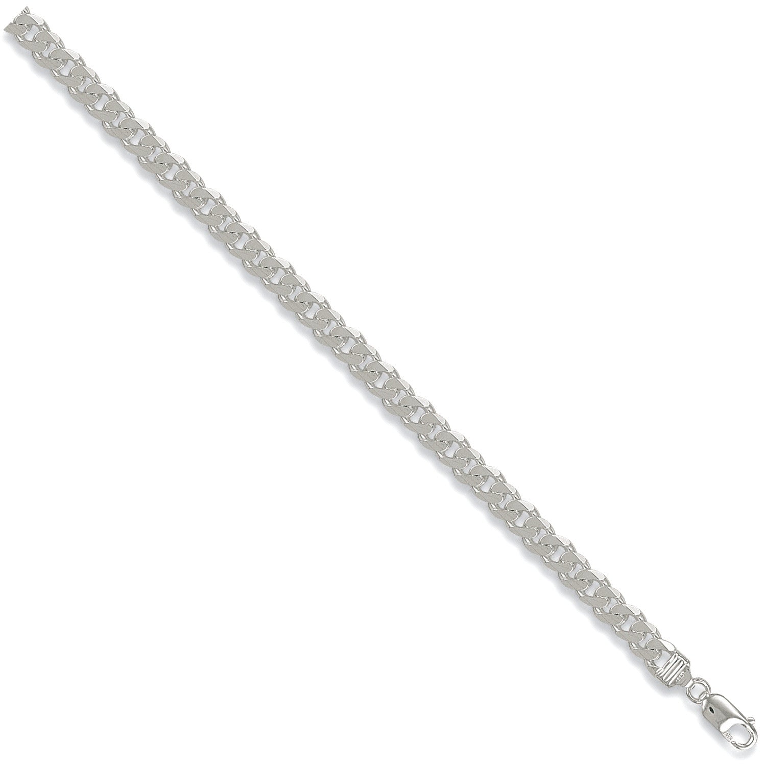 Silver 6.5mm Curb Chain - Silver