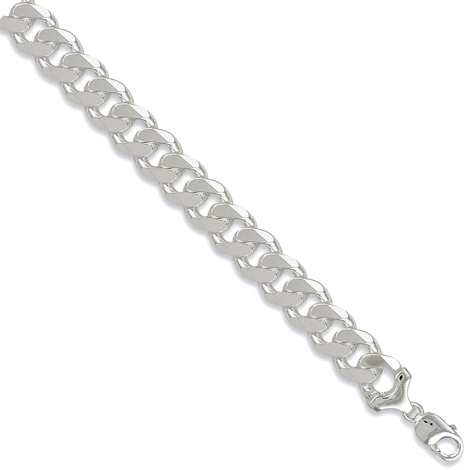 Silver 15mm Curb Chain - Silver