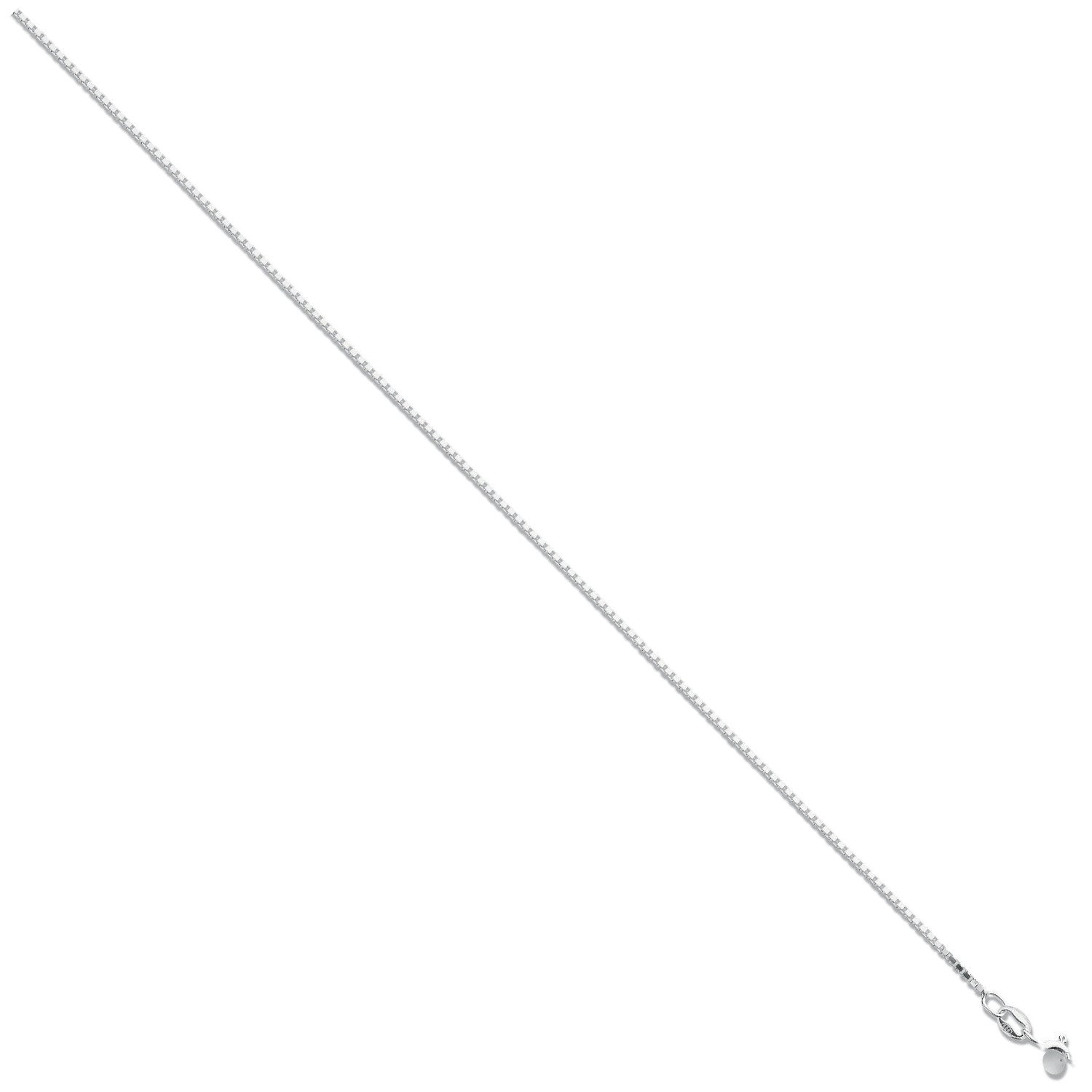 Silver 1.1mm Box Chain - Silver