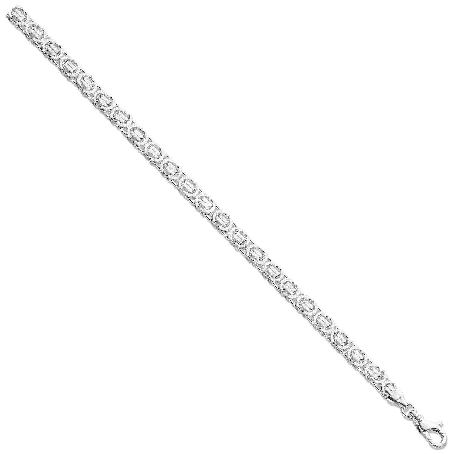 Silver 6mm Byzantine Chain - Silver