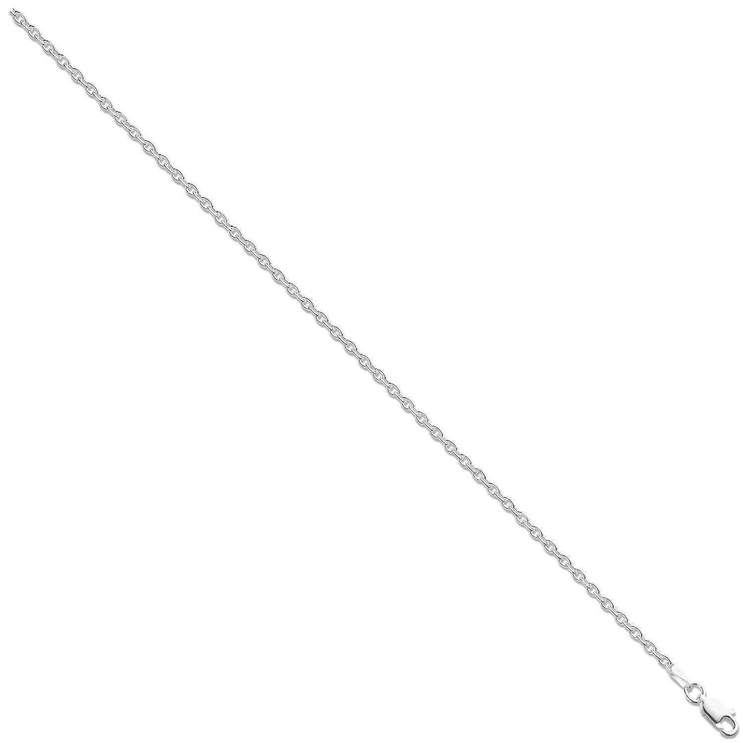 Silver 2.5mm Rolo Chain - Silver