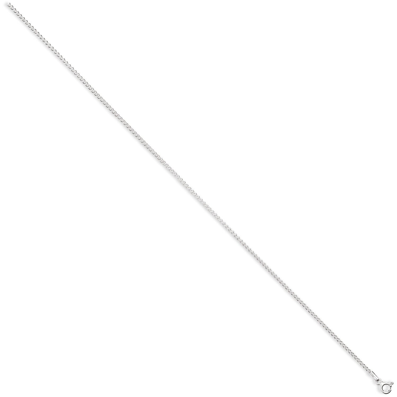 Silver 1.5mm Spiga Chain - Silver