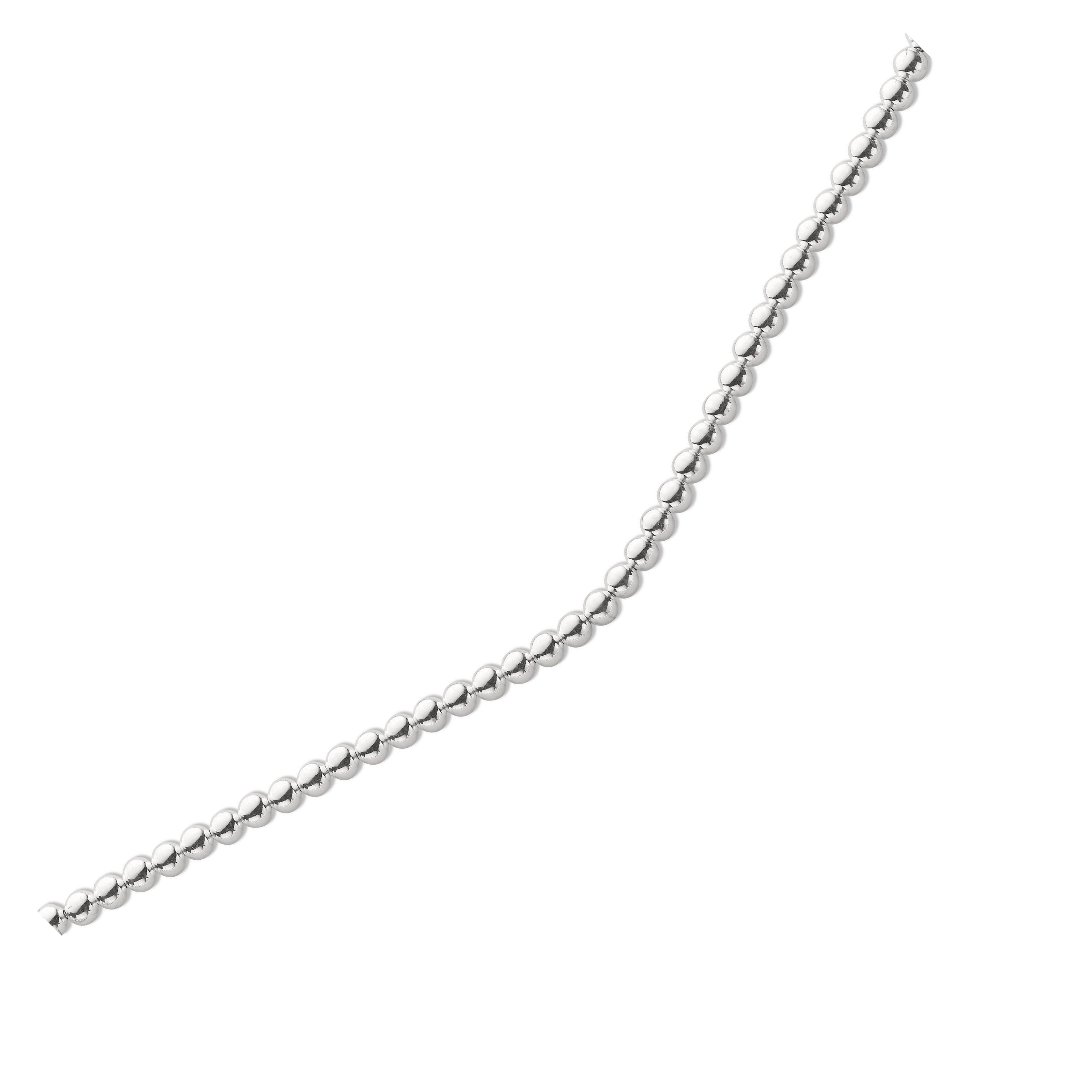 Silver Super Light Bead Chain - Silver