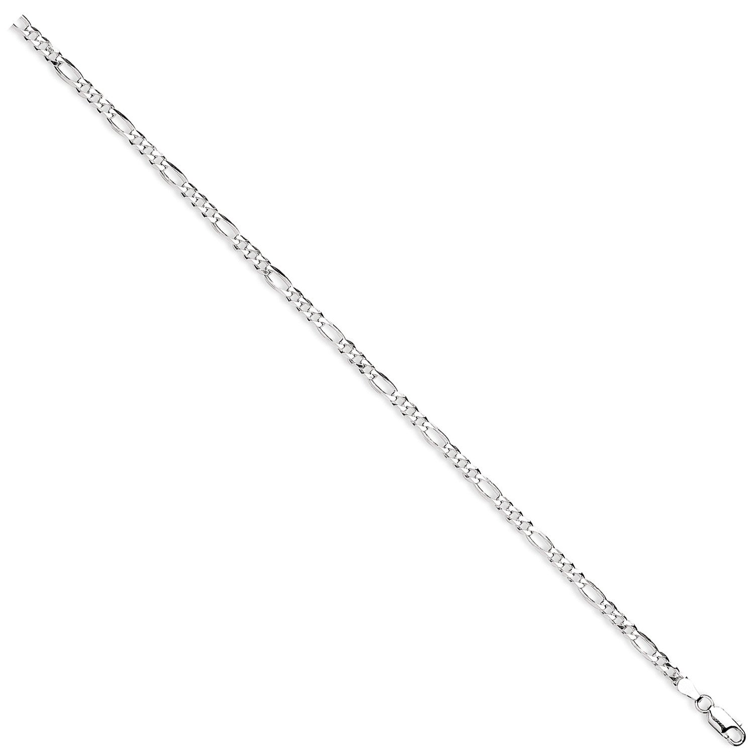 Silver 4mm Figaro Chains/Bracelet - Silver