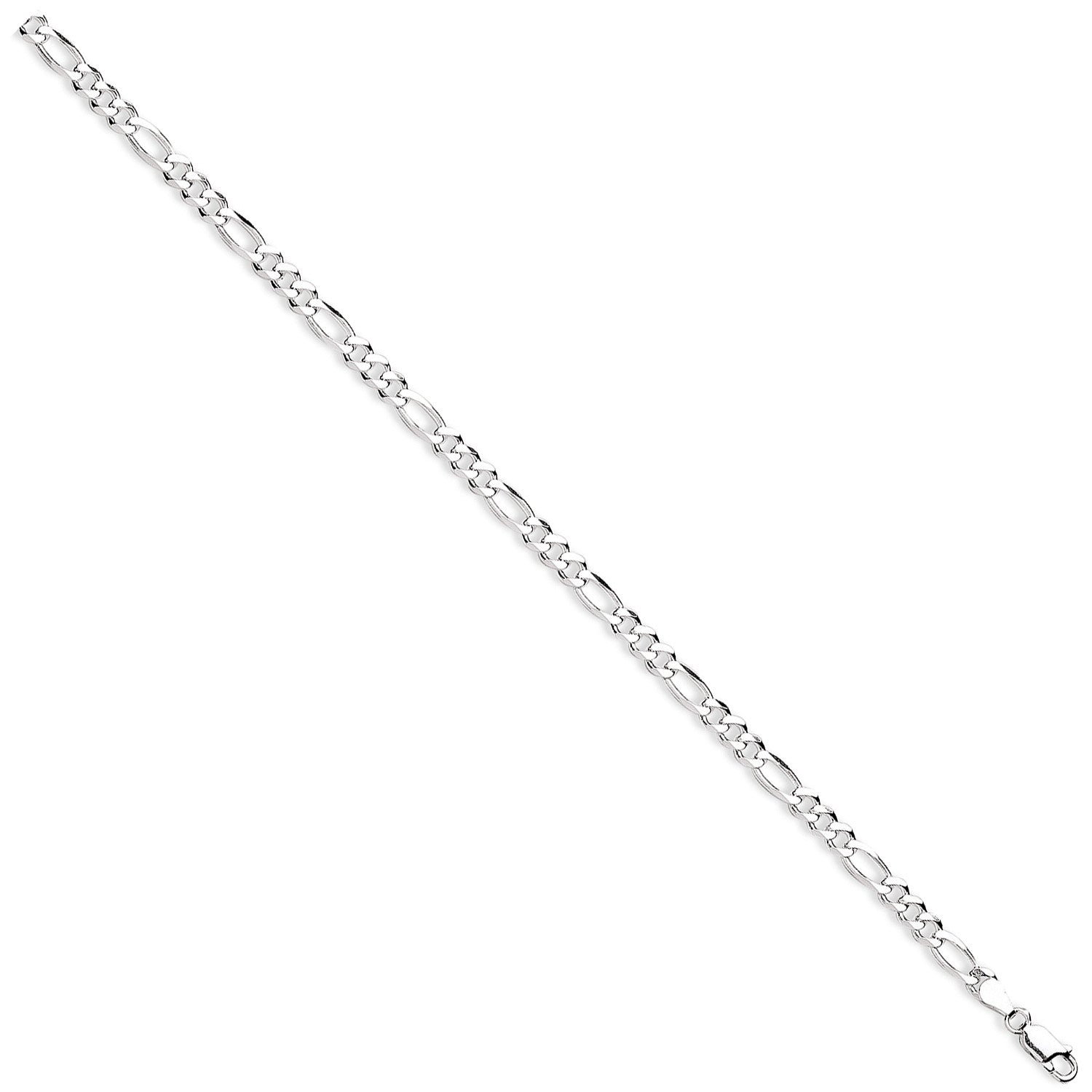 Silver 5mm Figaro Chains/Bracelets - Silver