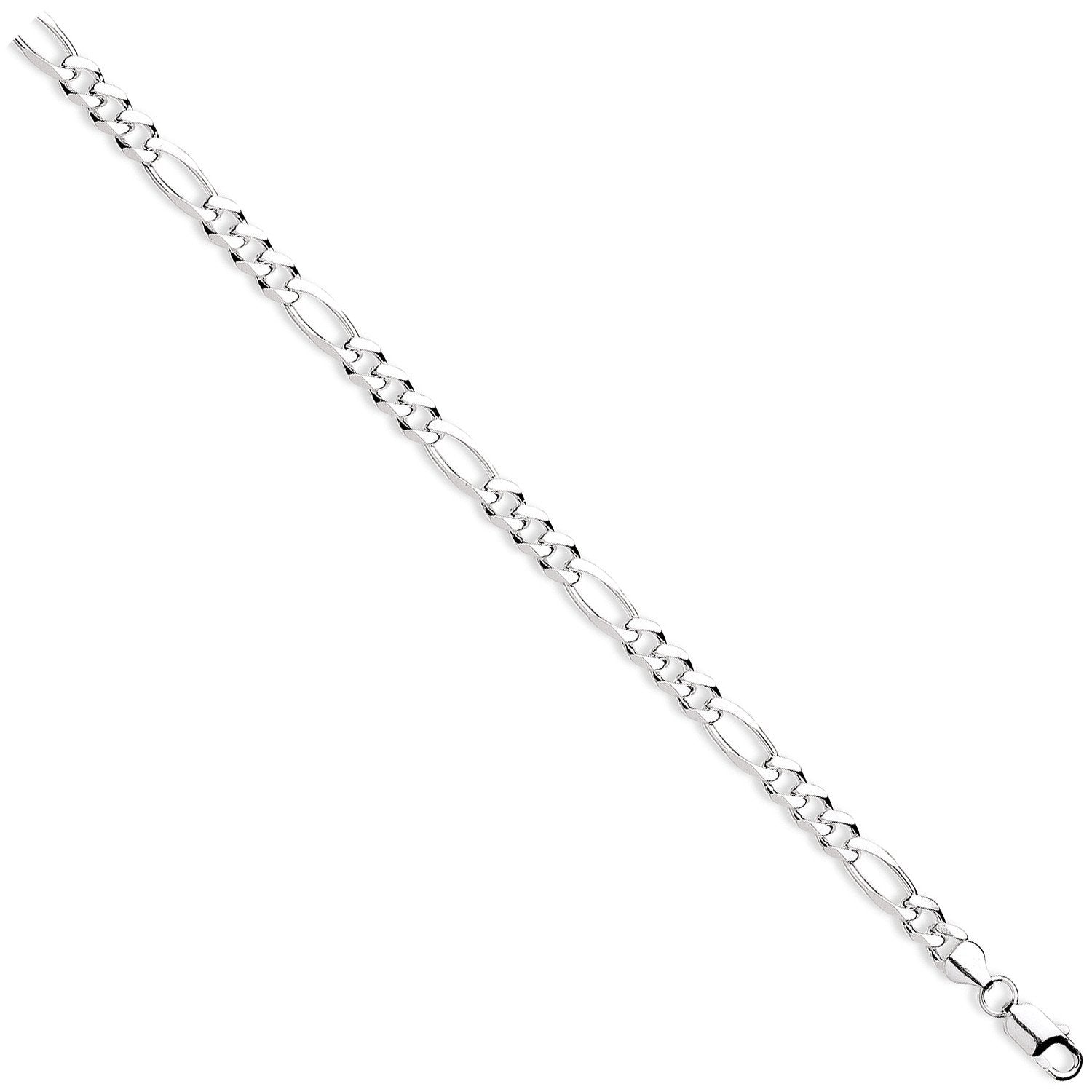 Silver 7.2mm Figaro Chains/Bracelets