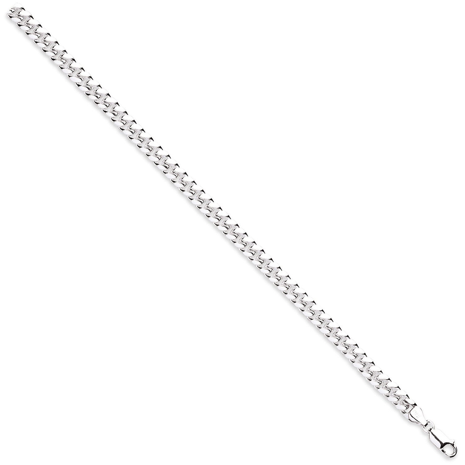 Silver 6.5mm Dome Cuban Link Chain/Bracelet - Silver