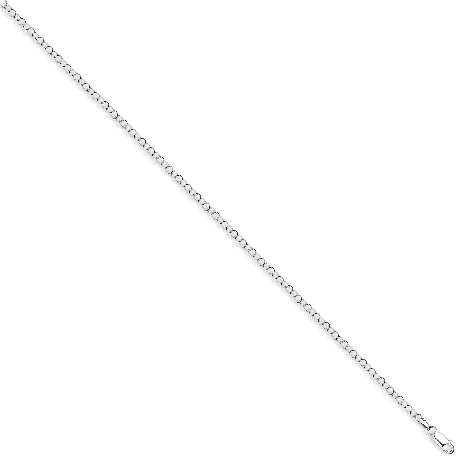 Silver 3mm Round Belcher Chain - Silver