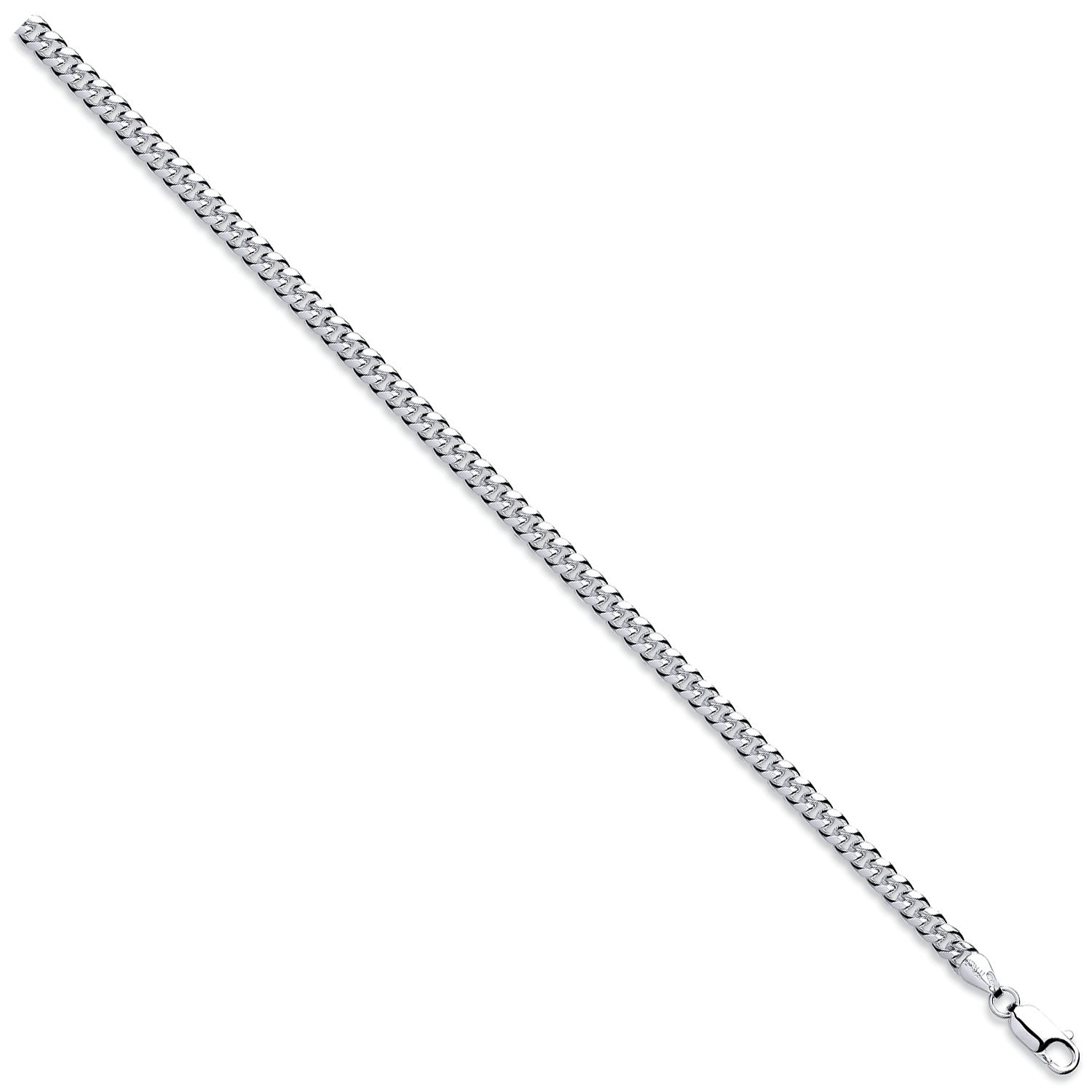 Silver 5mm Dome Cuban Link Chain/Bracelets - Silver