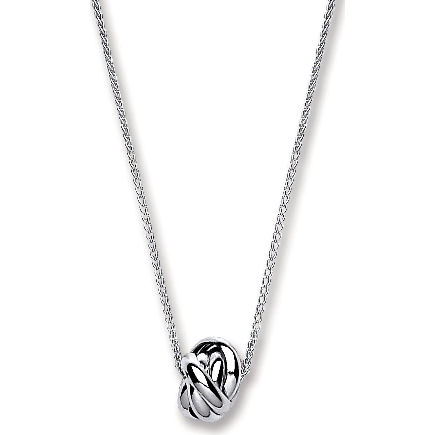 Silver Chain with Knot - Silver