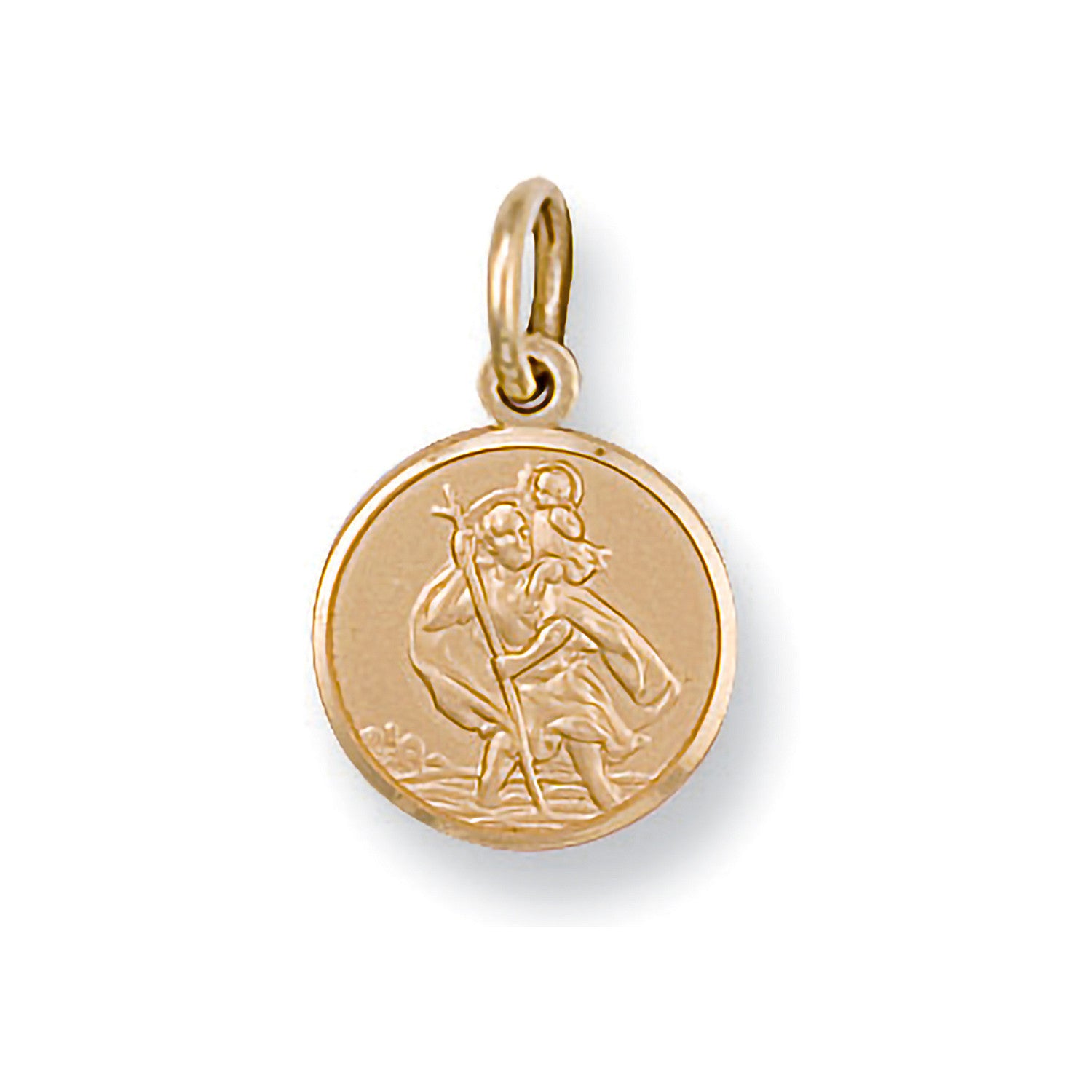 Yellow Gold St Christopher Pendant - 9ct Gold