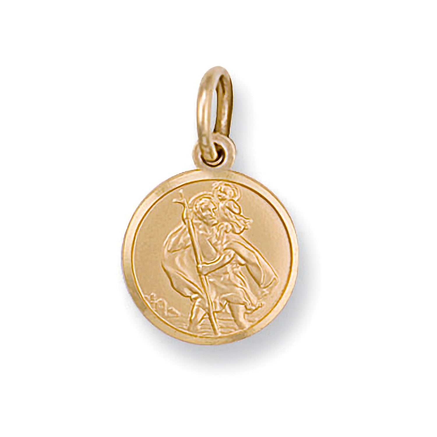 Yellow Gold St Christopher Pendant - 9ct Gold