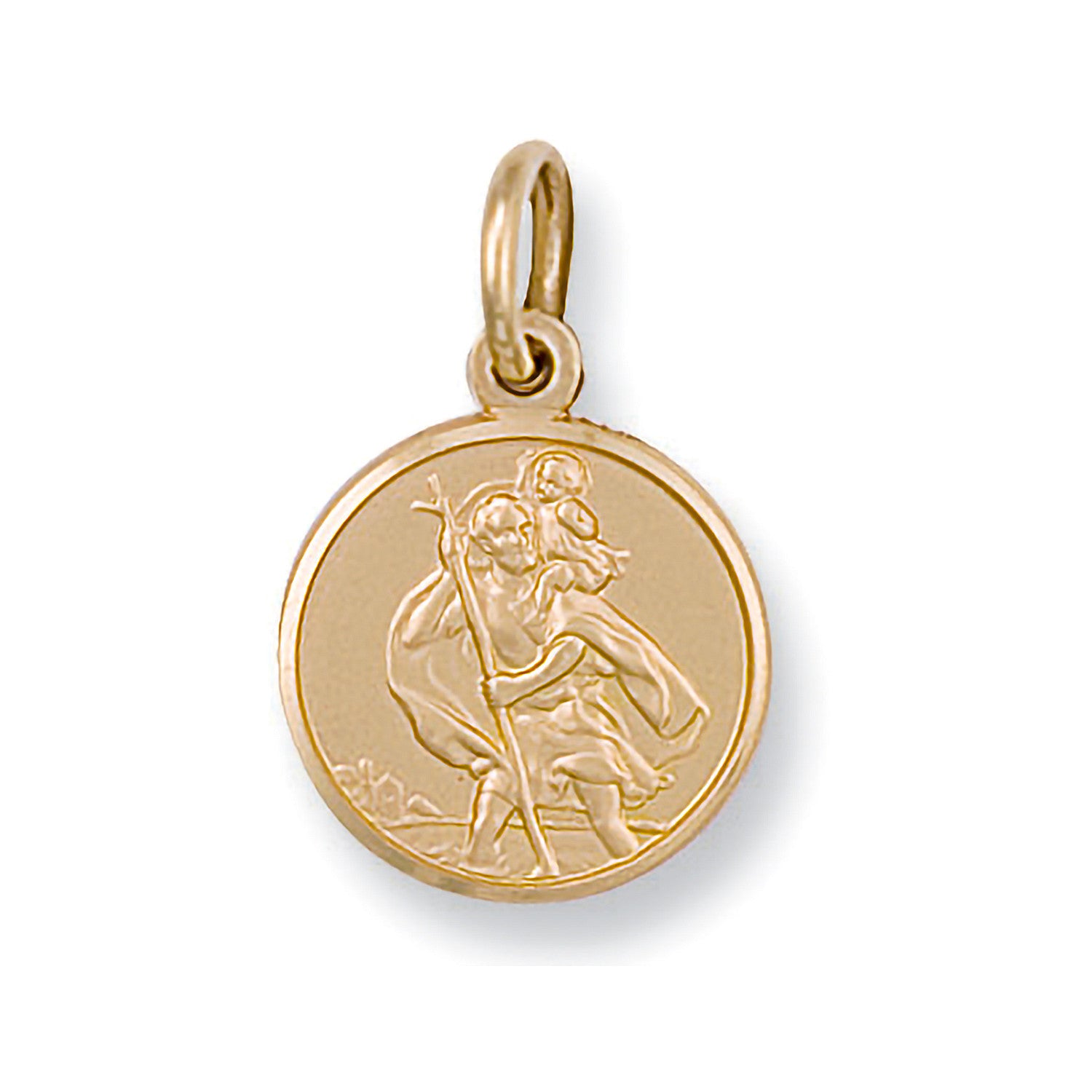 Yellow Gold St Christopher Pendant - 9ct Gold