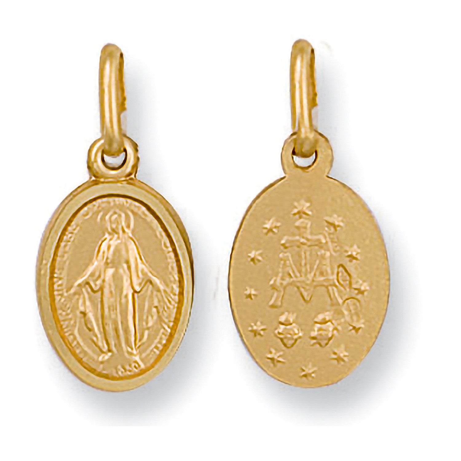 Yellow Gold Miraculous Medallion Pendant - 9ct Gold