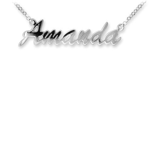 925 Sterling Silver Personalised Nameplate