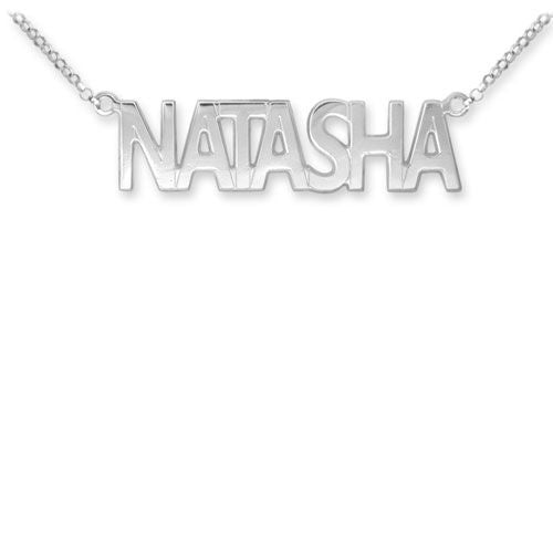 925 Sterling Silver Personalised Nameplate