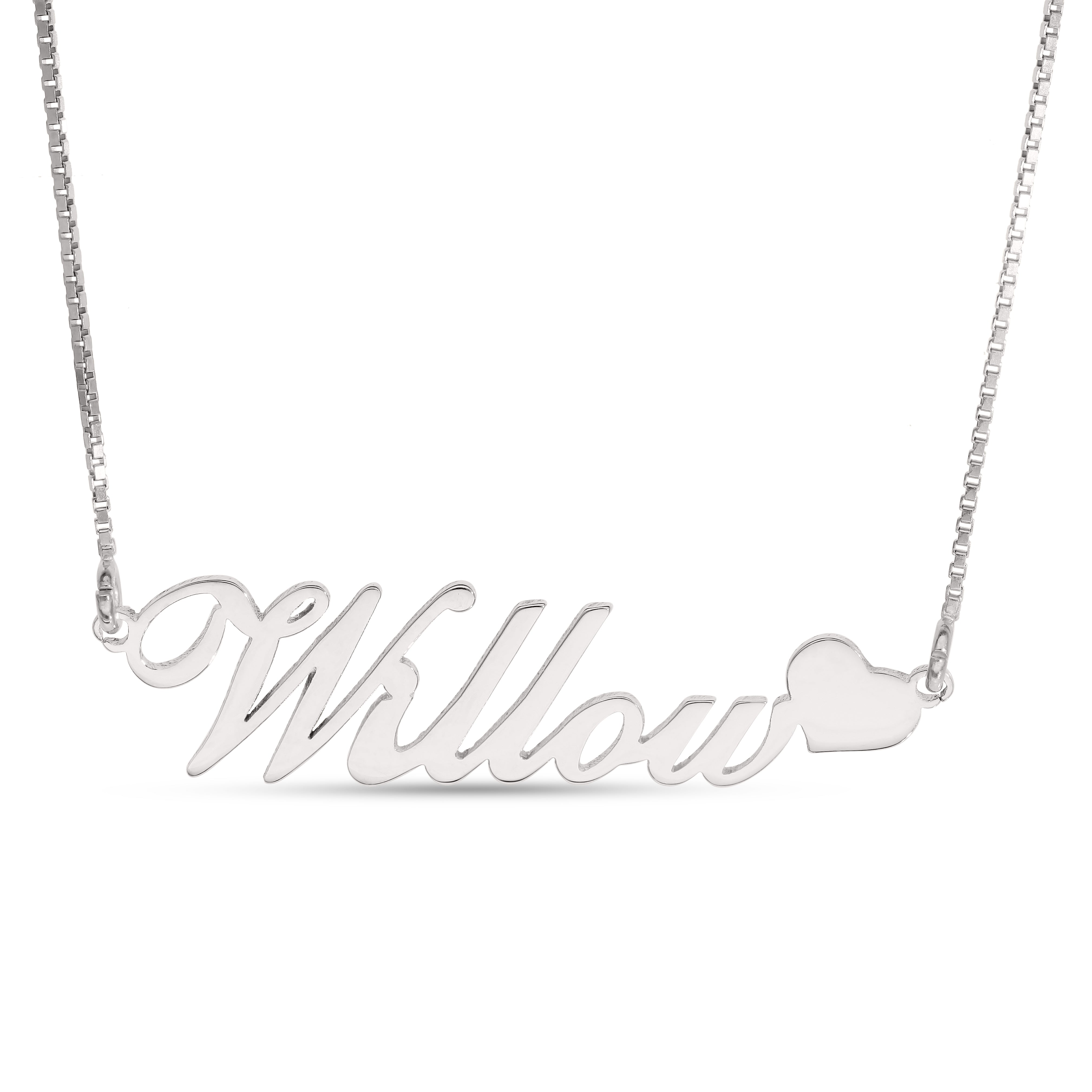 925 Silver Personalised Nameplate