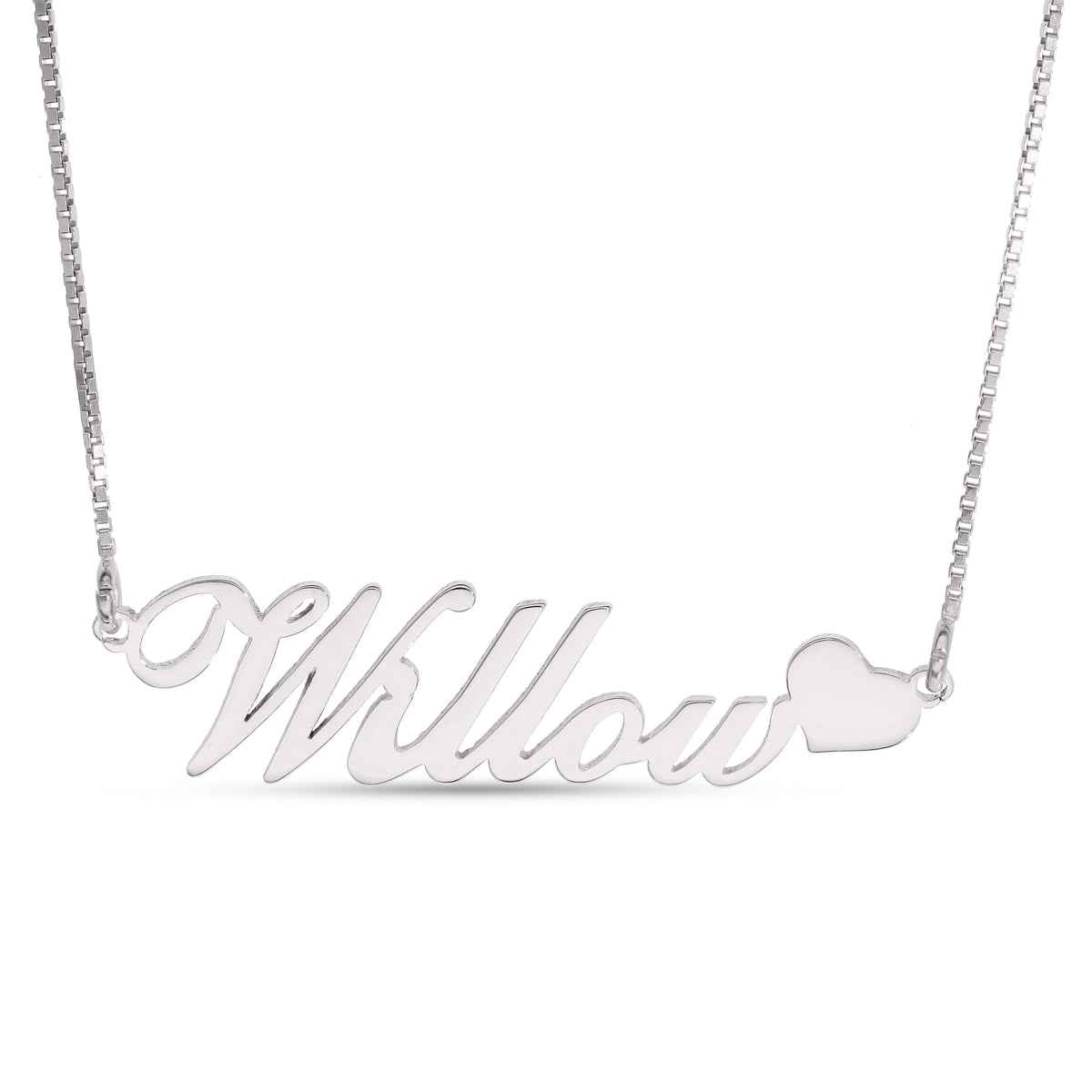 925 Silver Personalised Nameplate