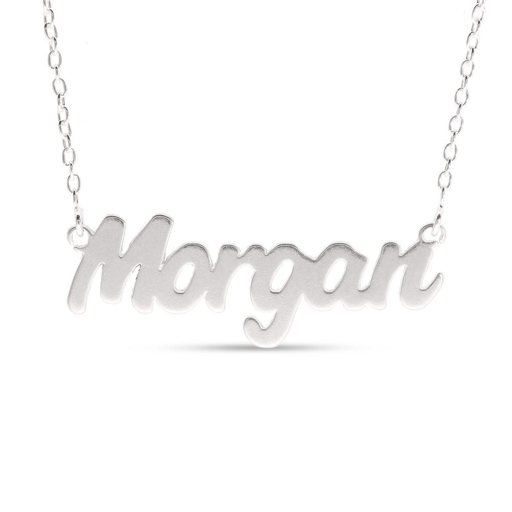 925 Silver Personalised Nameplate