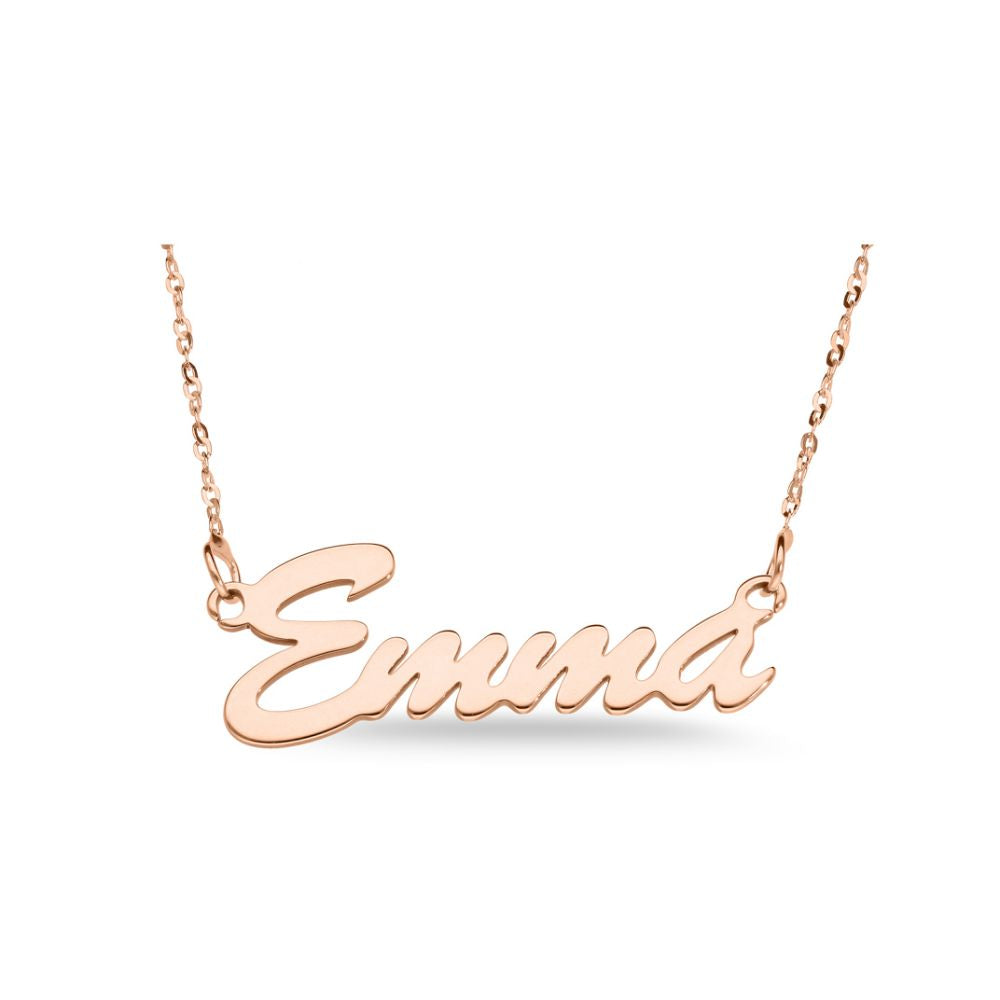 925 Silver Personalised Nameplate