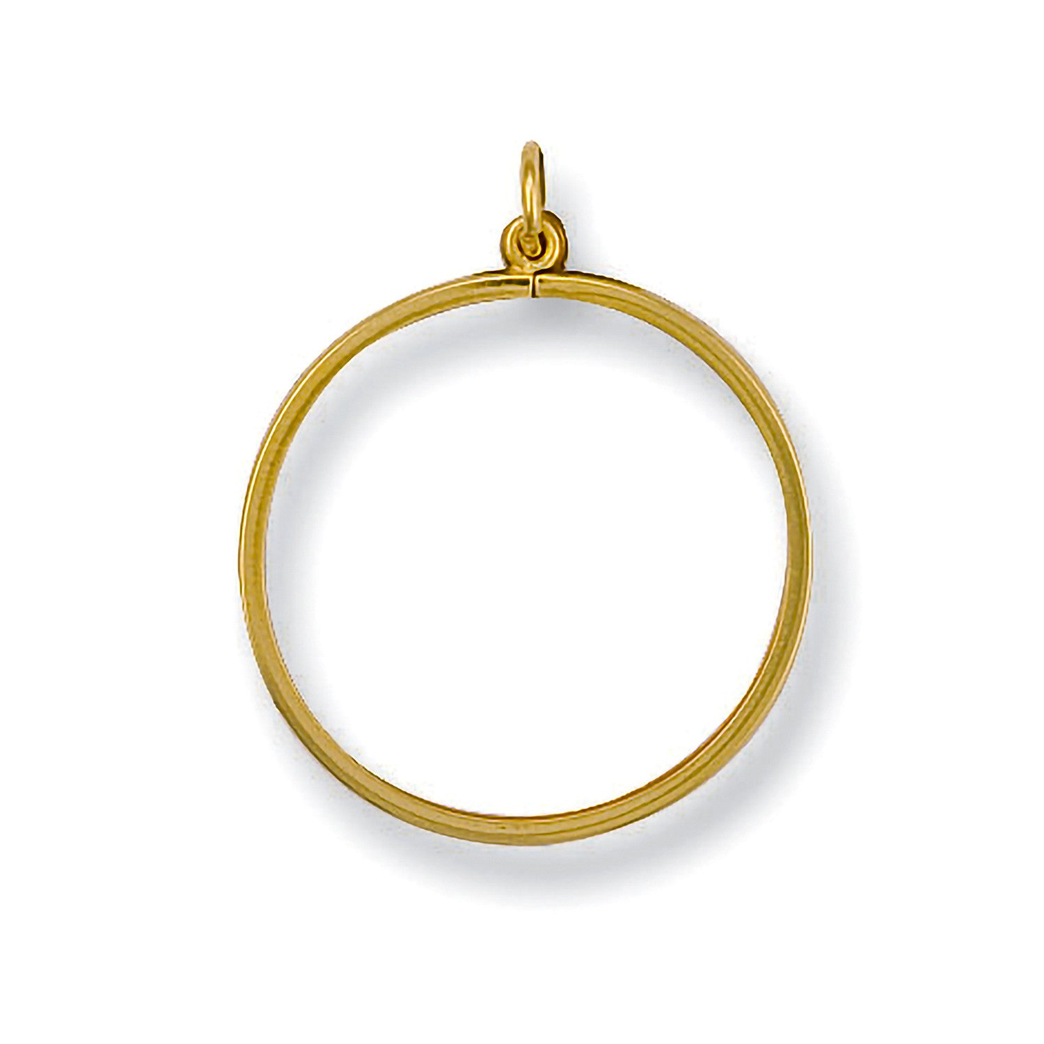 Yellow Gold 1/2 Plain Sovereign Pendant - 9ct Gold