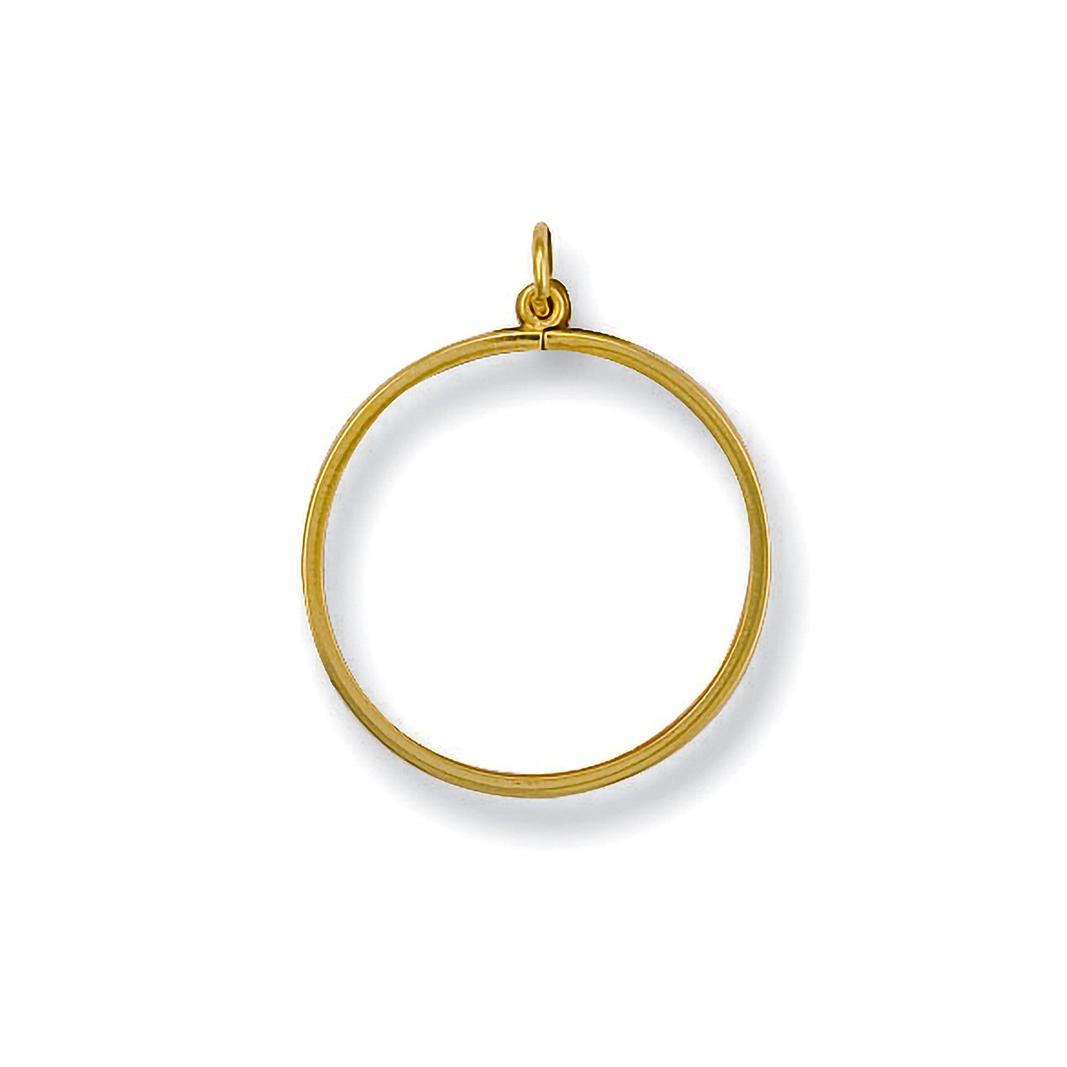 Yellow Gold 1/10 Plain Sovereign Pendant - 9ct Gold