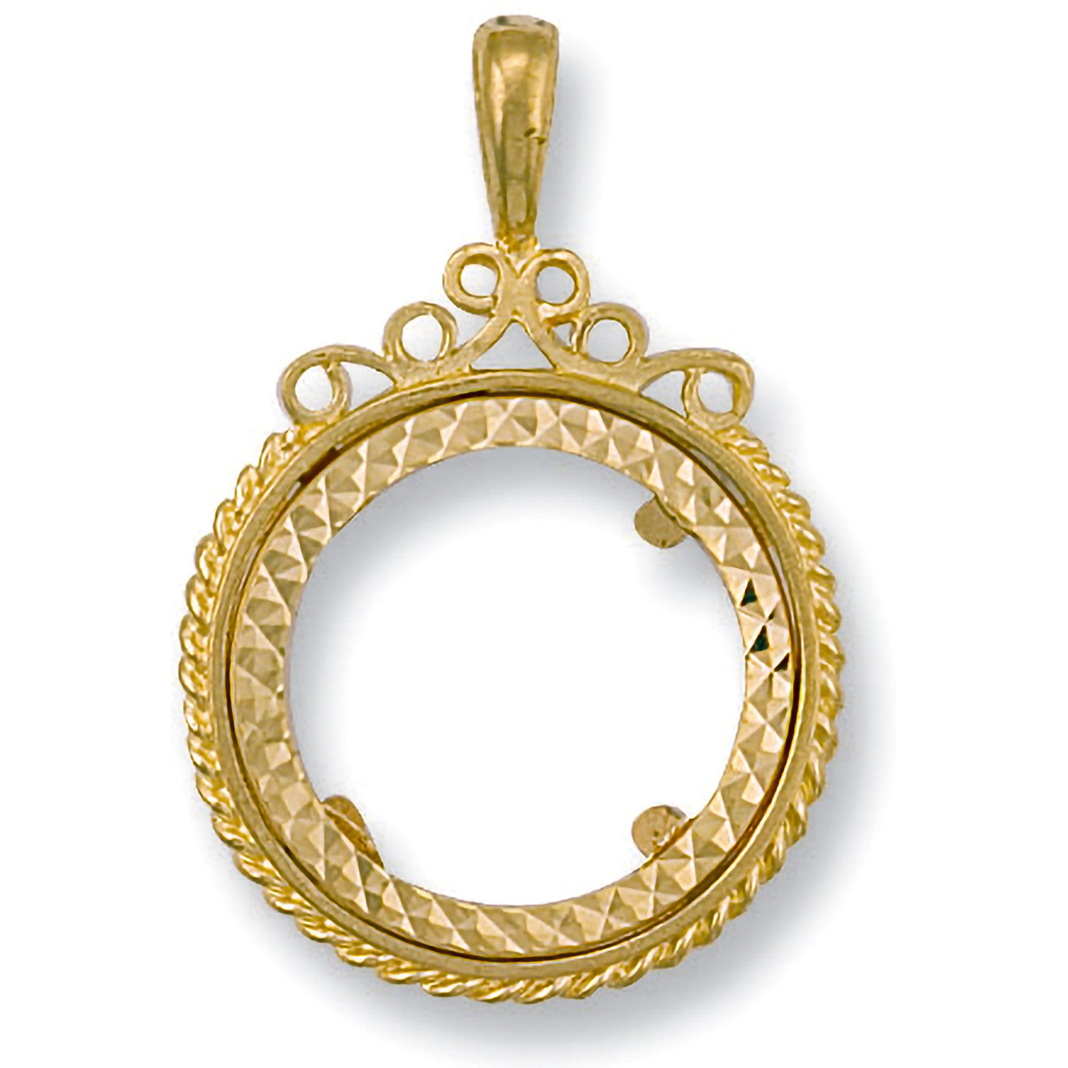 Yellow Gold (Full) Fancy Sovereign Pendant - 9ct Gold