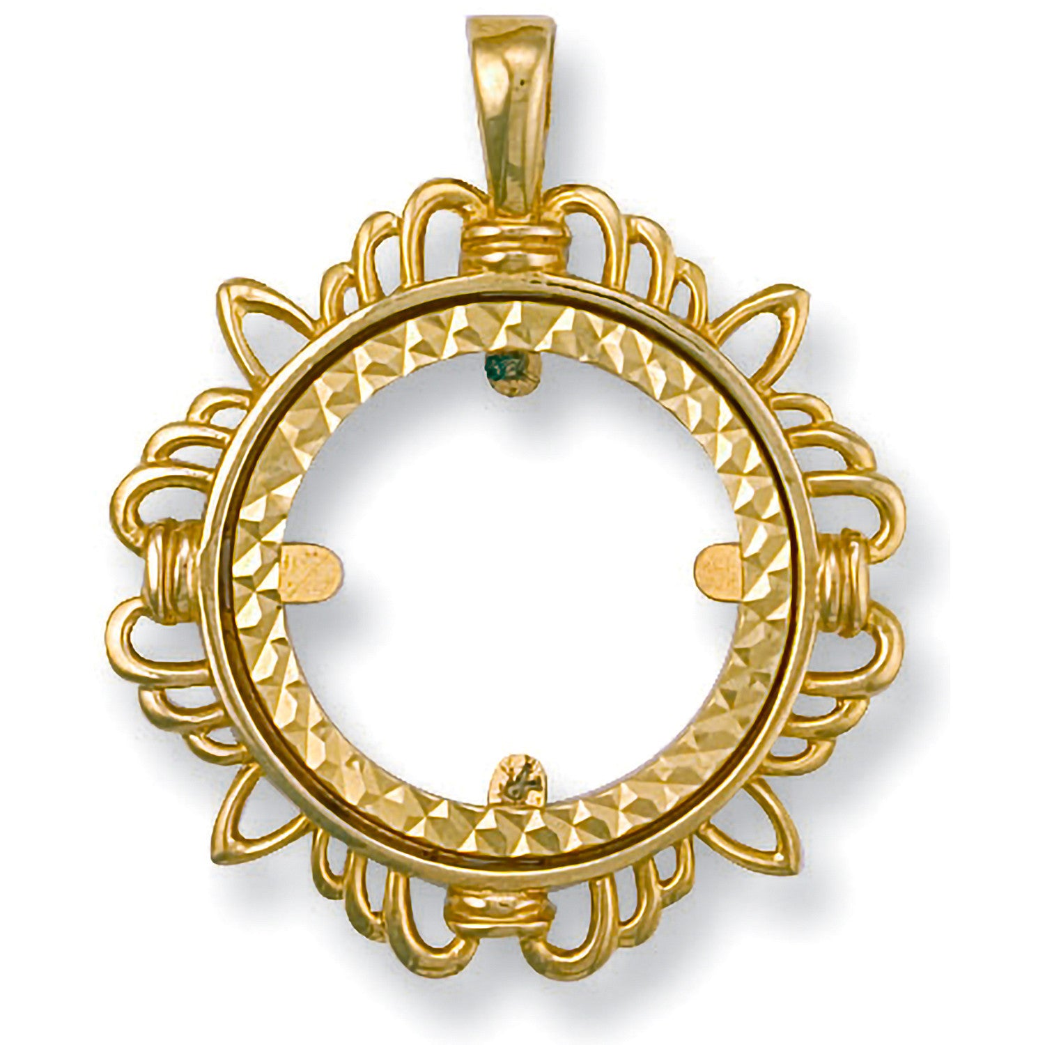 Yellow Gold (Full) Fancy Sovereign Pendant - 9ct Gold