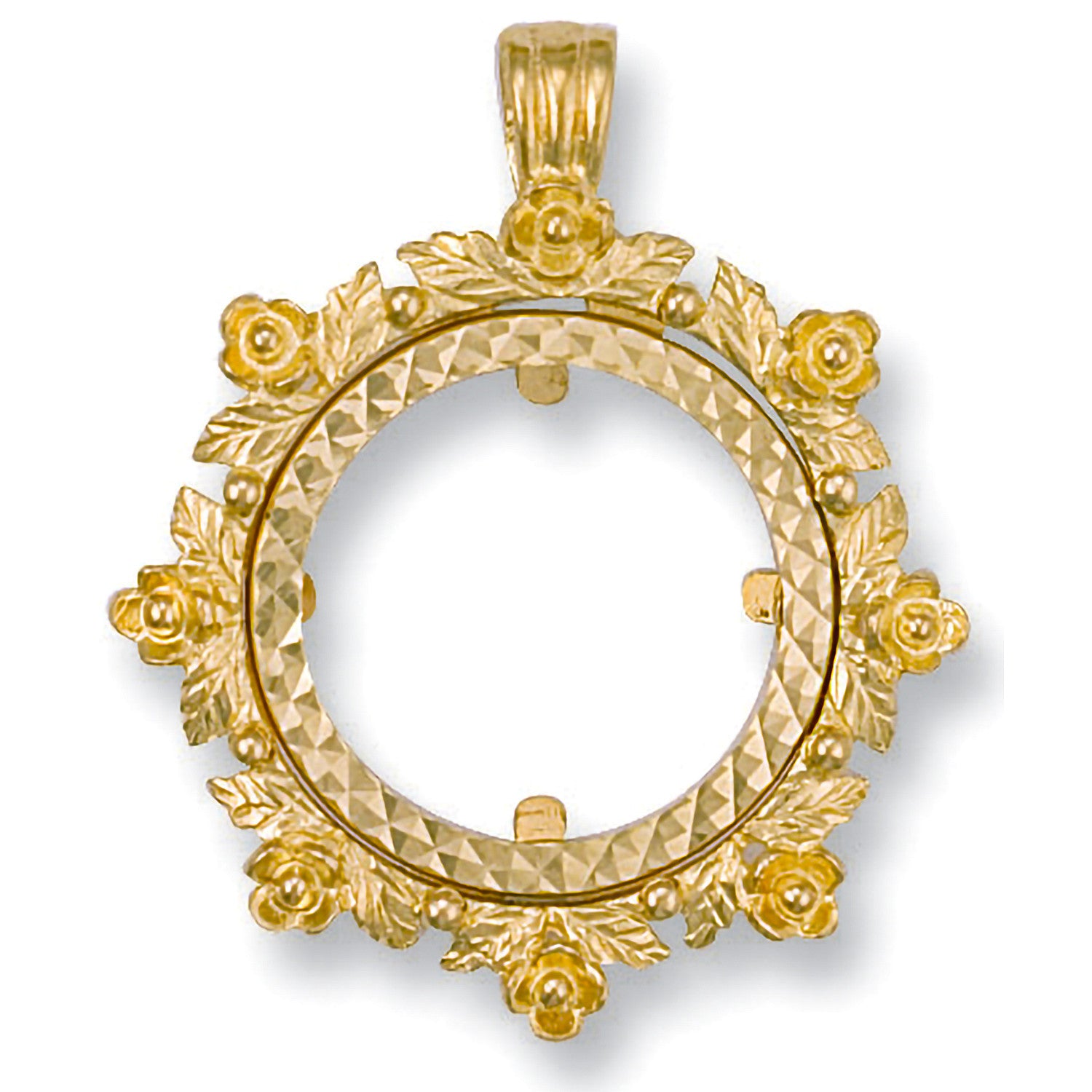 Yellow Gold (Full) Fancy Sovereign Pendant - 9ct Gold