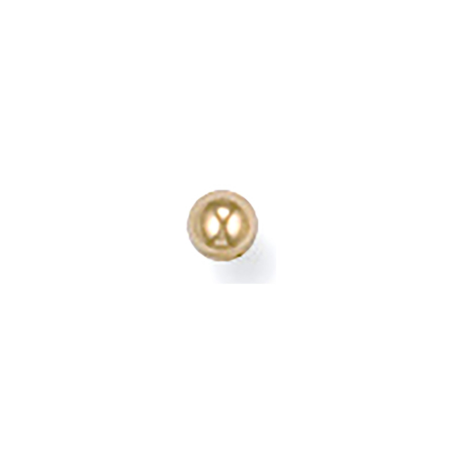 Yellow Gold 3mm Ball Nose Stud - 9ct Gold