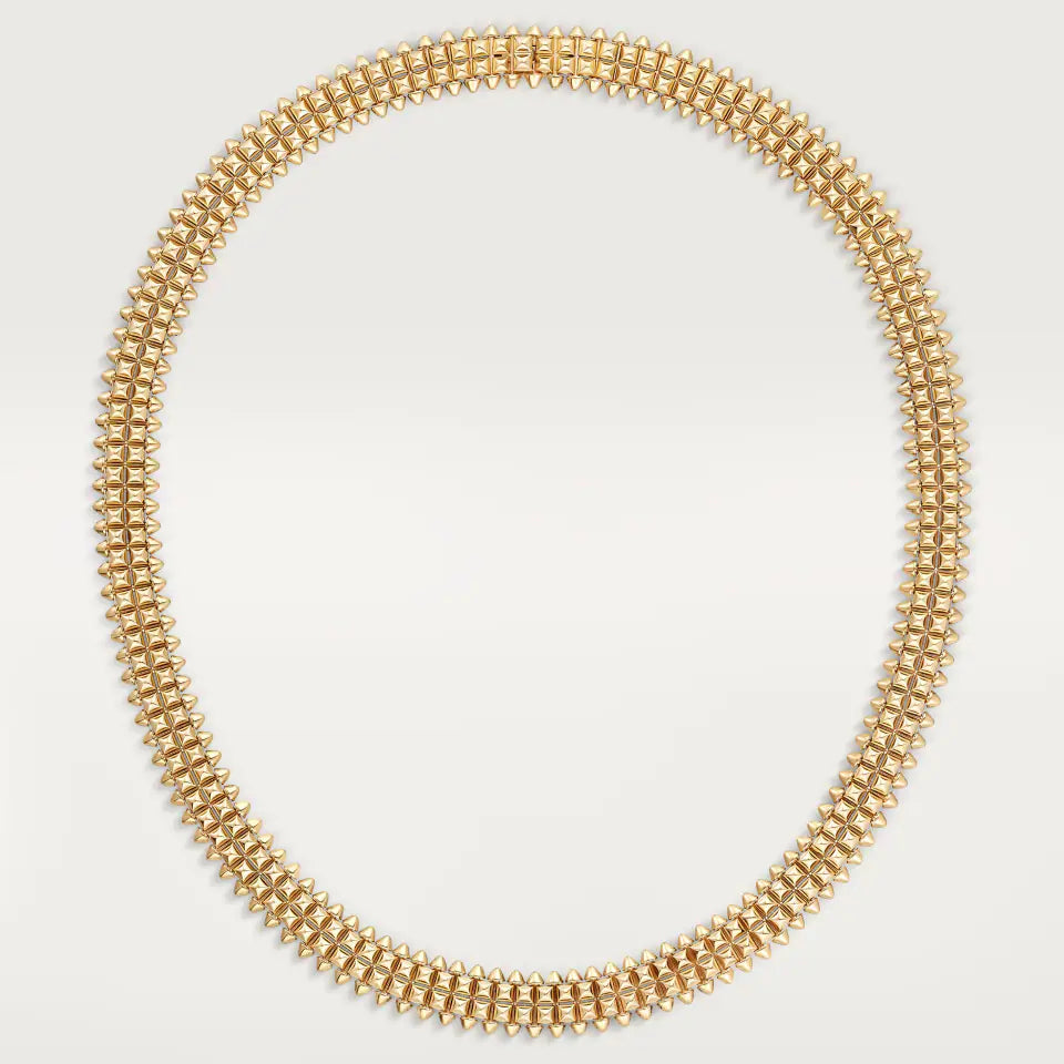Cartier Clash de Cartier Necklace Flexible Double Row 18K Yellow Gold