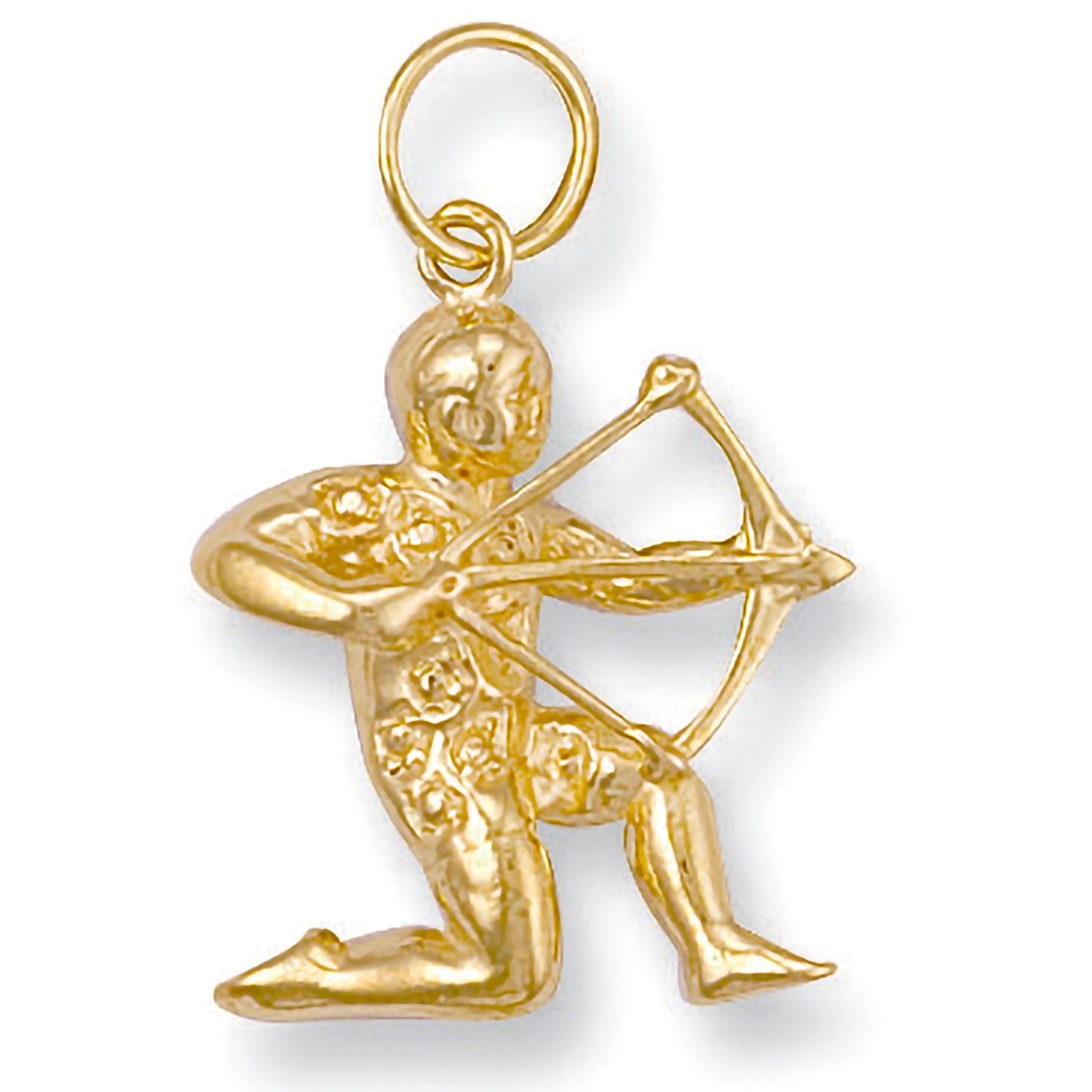 Yellow Gold Sagittarius Zodiac Pendant - 9ct Gold