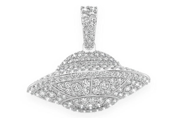 Erkals Jewellers UFO Diamond Pendant 18K Gold 1.25ctw