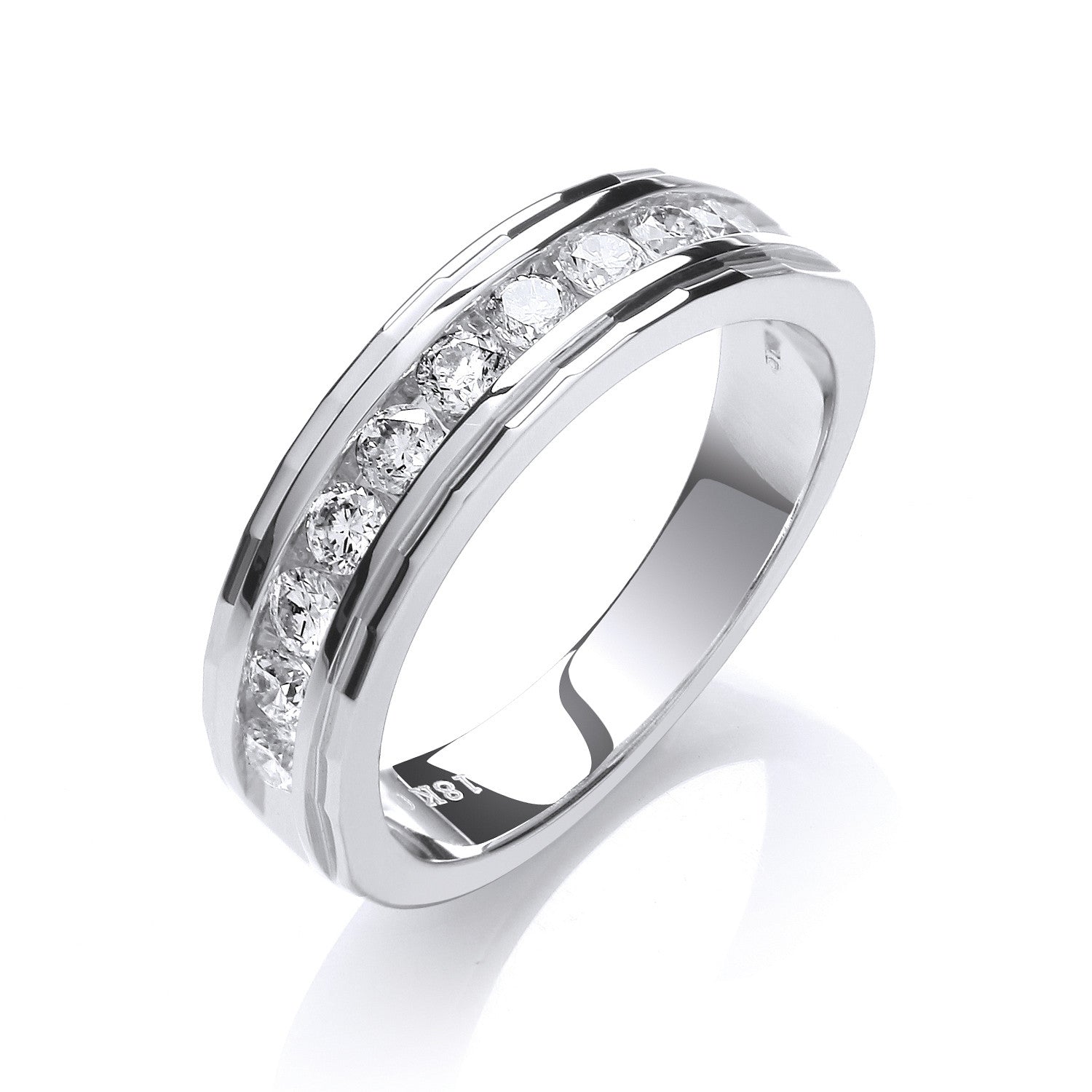 18ct White Gold 0.50ctw Diamond Eternity Ring