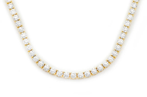 Erkals Jewellers 40pt Prong Set Diamond Tennis Necklace 18K Gold 45.00ctw