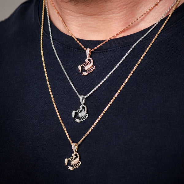 Erkals Jewellers Scorpion Pendant 18K Gold Diamond 0.25ctw