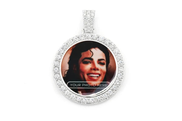 Erkals Jewellers Picture Memory Pendant 18K Gold Diamond 2.75ctw