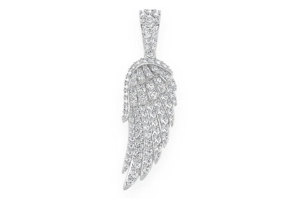 Erkals Jewellers Angel Wing Pendant 18K Gold Diamond 0.85ctw