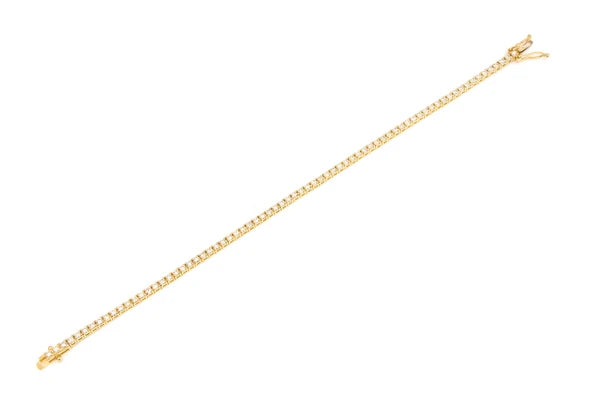 Erkals Jewellers 4pt Prong Set Diamond Tennis Bracelet 18K Gold 3.75ctw