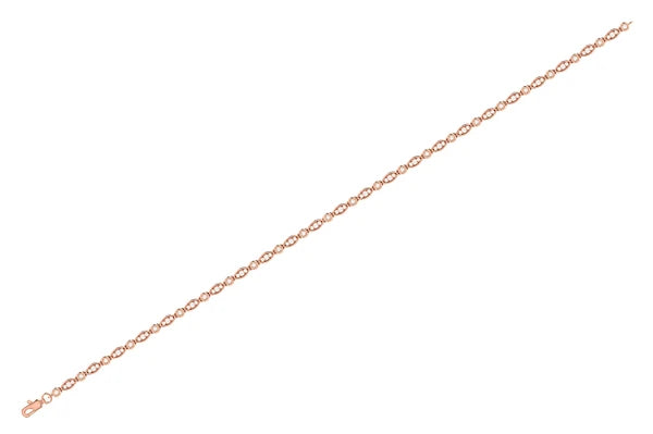 Erkals Jewellers Geometric Bezel Set Link Diamond Bracelet 18K Gold 0.50ctw