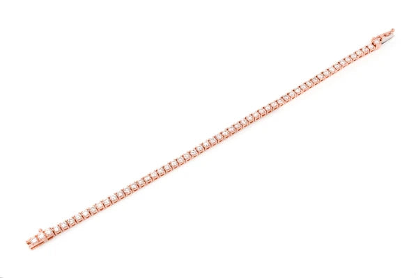Erkals Jewellers 10pt Prong Set Diamond Tennis Bracelet 18K Gold 4.50ctw